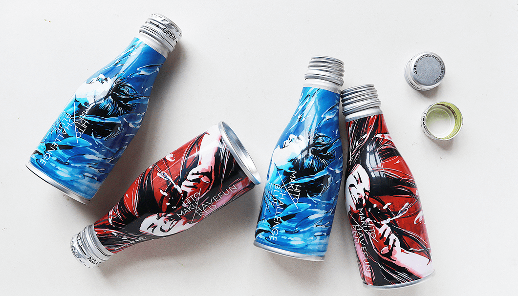 CHALLENGE BLUE4缶 & HAVEFUN RED4缶 BOX入りセット